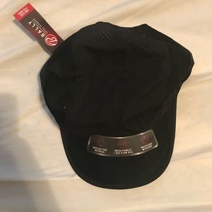 Bally running hat Black - one size new with tags
